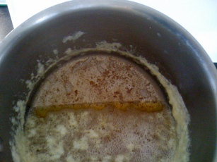 Clarified butter_Step three of easy recipe